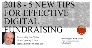 2018 - 5 New Tips for Effective Digital Fundraising