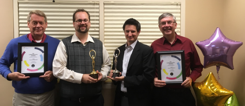 The Generation Joshua team holding awards