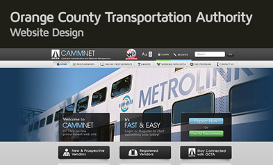 Orange County Transportation Authority Website Design