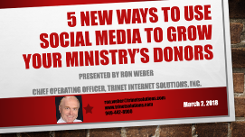 5 New Ways to Use Social Media to Grow Your Ministry's Donors