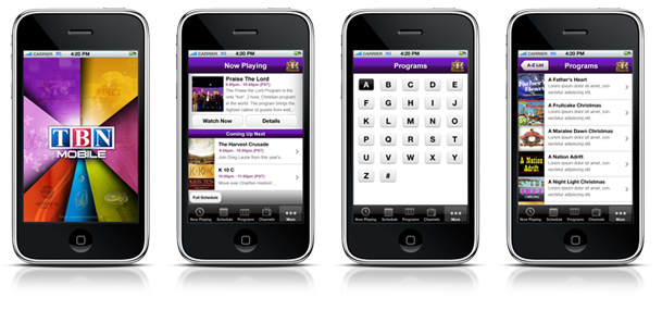 TBN mobile iphone app