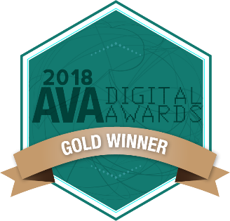2018 AVA Digital Awards Gold Winner
