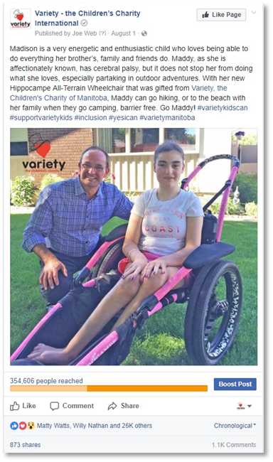 Variety Facebook Post